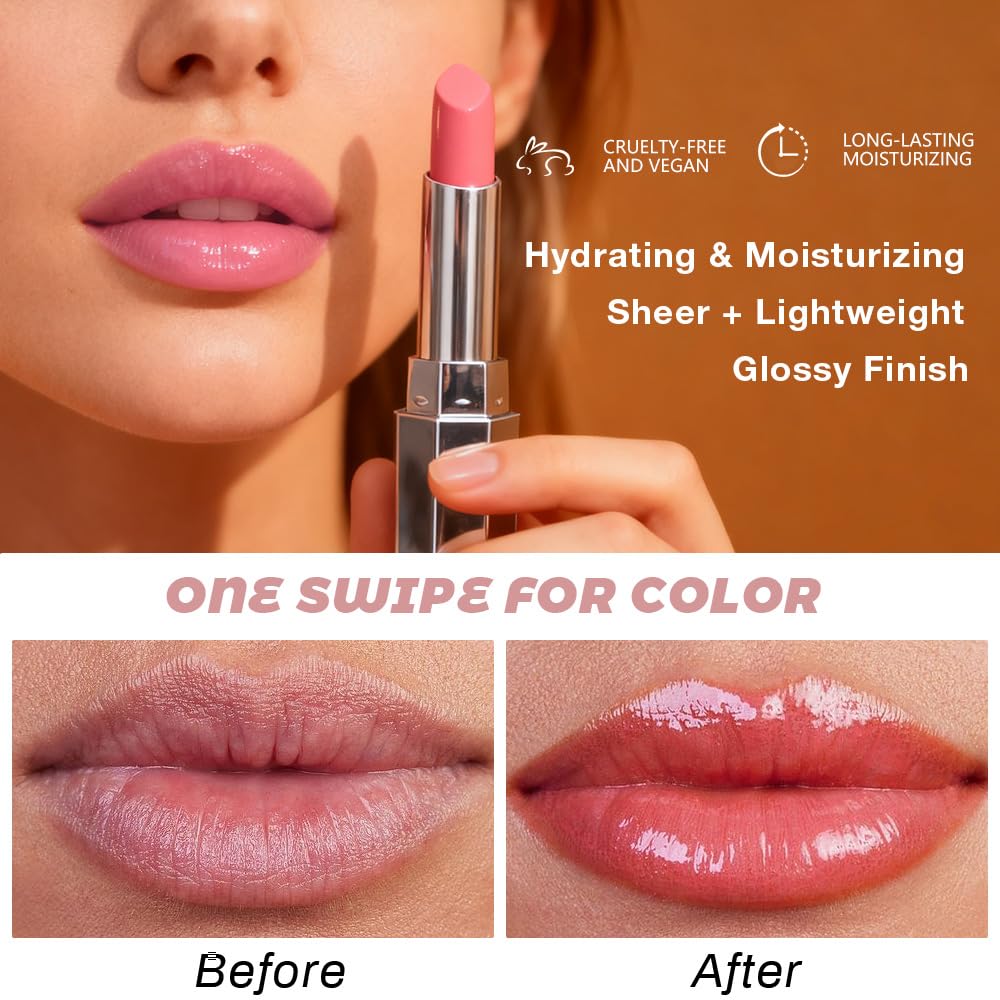 Kaely Nude Honey Lipstick swatch on skin