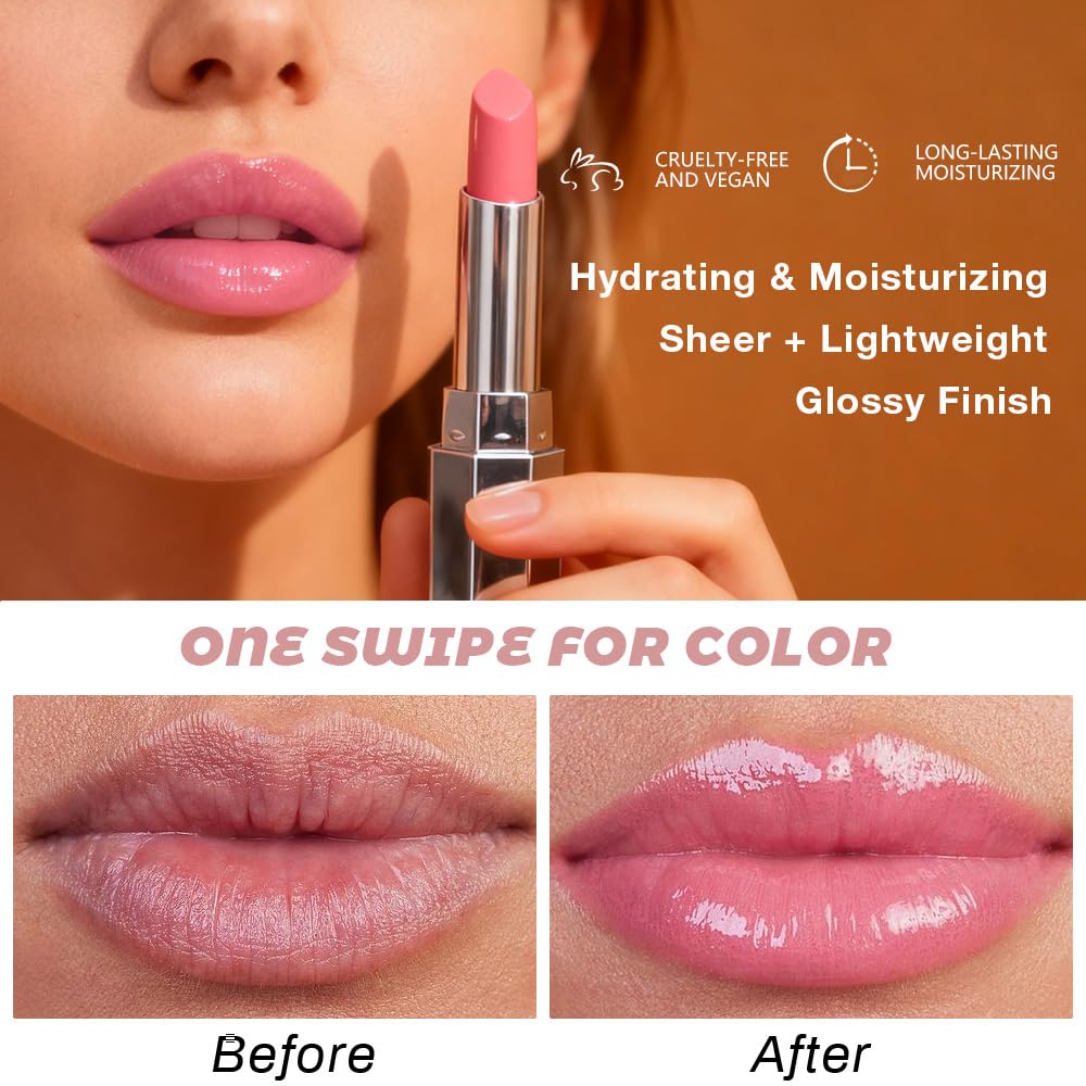 Kaely Pink Honey Lipstick packaging with product details