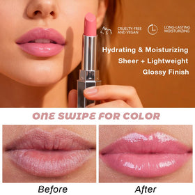 Kaely Pink Honey Lipstick packaging with product details