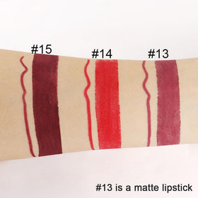 Kaely retractable lip liner pencil in mauve red
