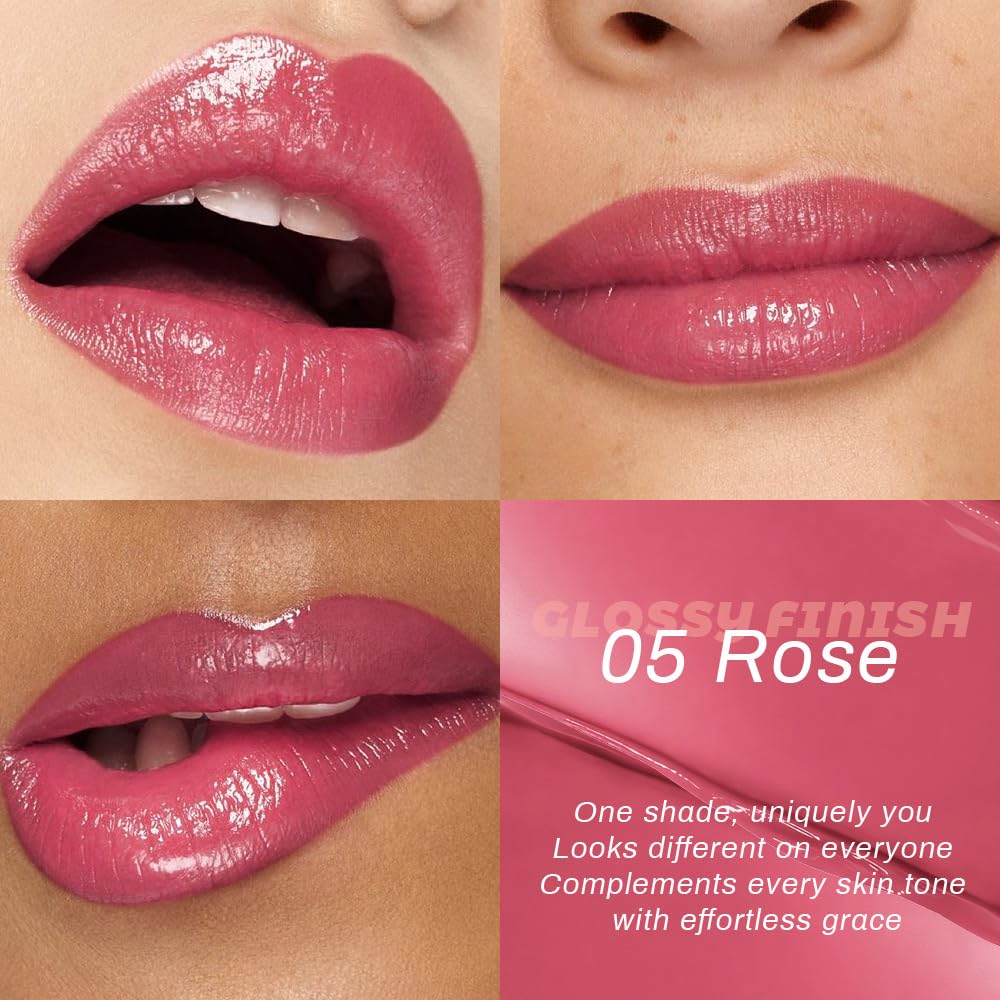 Kaely Rose Honey Lipstick Tinted Lip Balm on lips