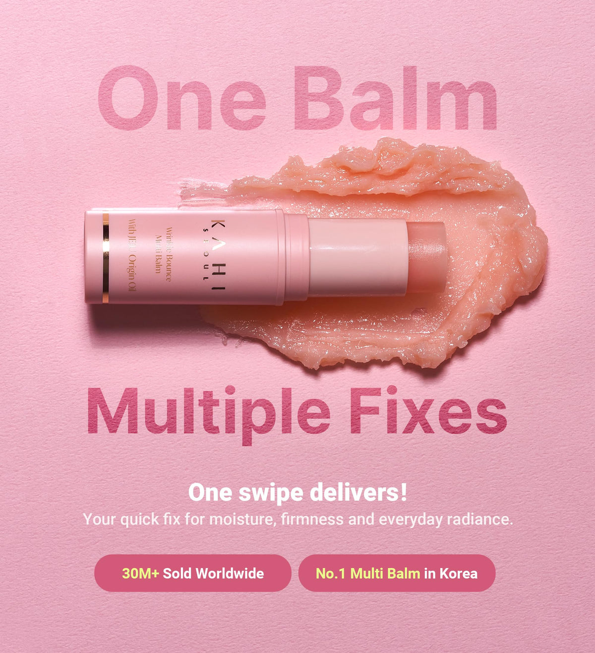 KAHI Wrinkle Bounce Multi Balm Stick packaging
