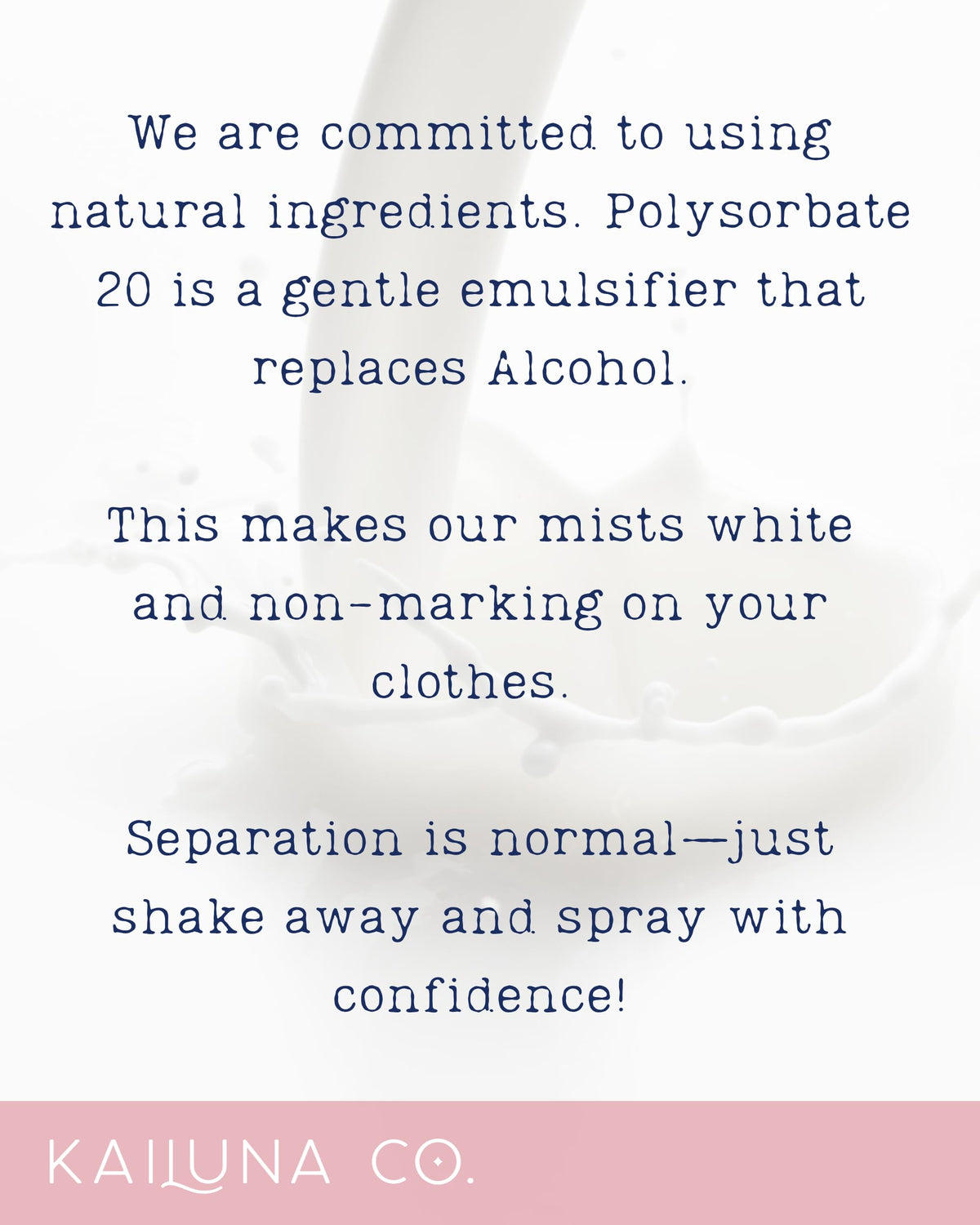 Kailuna Co. Baby Powder Mist travel-friendly size comparison