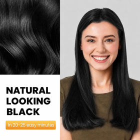 KAISASA Black Hair Dye Shampoo 3 in 1 application process