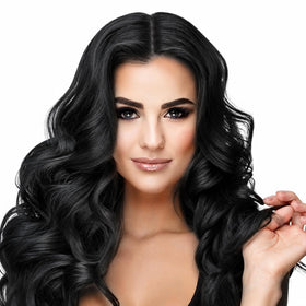 KAISASA Black Hair Dye Shampoo 3 in 1 back view showing ingredients