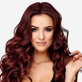 KAISASA Dark Burgundy Hair Dye Shampoo bottle side view