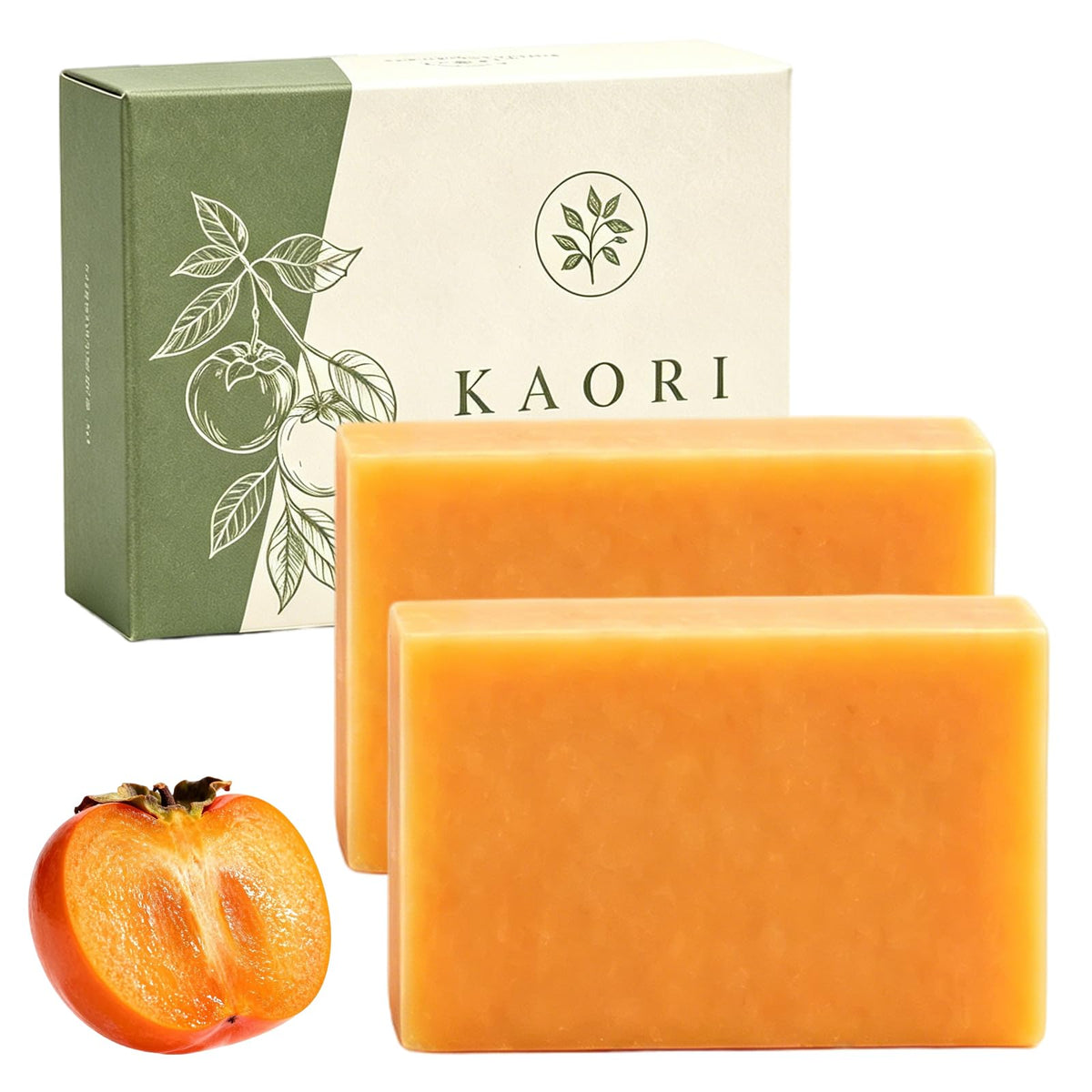 Kalani Glow Persimmon Soap Bar front view