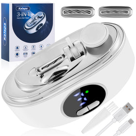 Kalapa Electric Nail Clipper front view with LED light