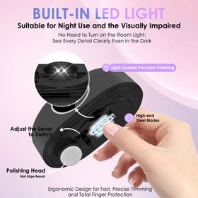 Kalapa Electric Nail Clipper packaging with product details