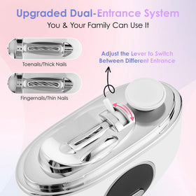 Kalapa Electric Nail Clipper with dust collector feature