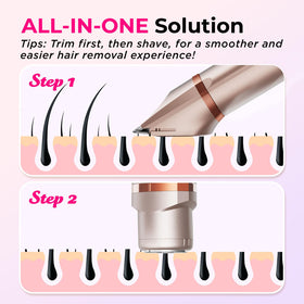 KAPHIO Bikini Trimmer in shower setting