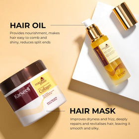 Karseell Collagen Hair Mask application on hair
