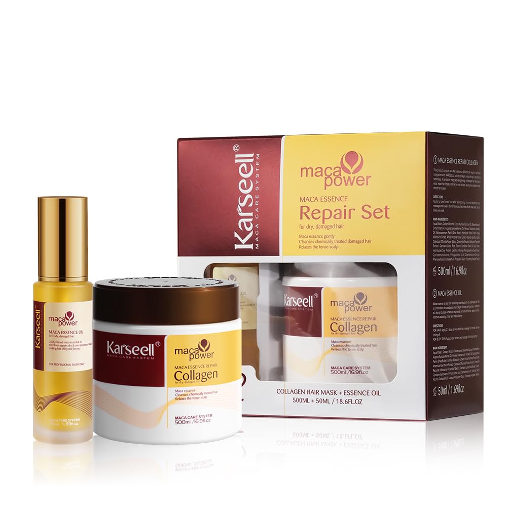 Karseell Collagen Hair Mask front view with packaging