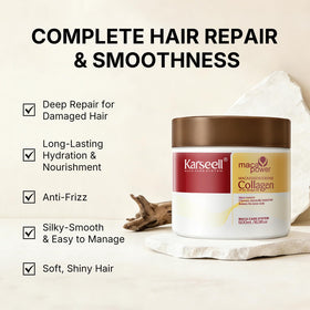 Karseell Collagen Hair Mask in a bathroom setting