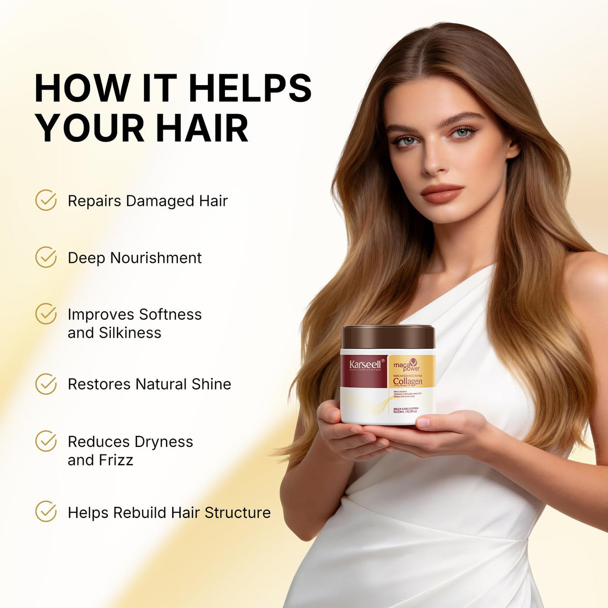 Karseell Collagen Hair Mask texture close-up