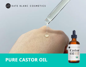 Kate Blanc Organic Castor Oil used on hair