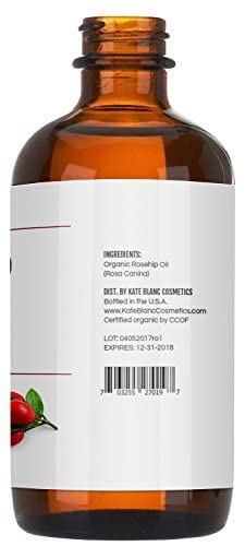 Kate Blanc Rosehip Oil applied on skin