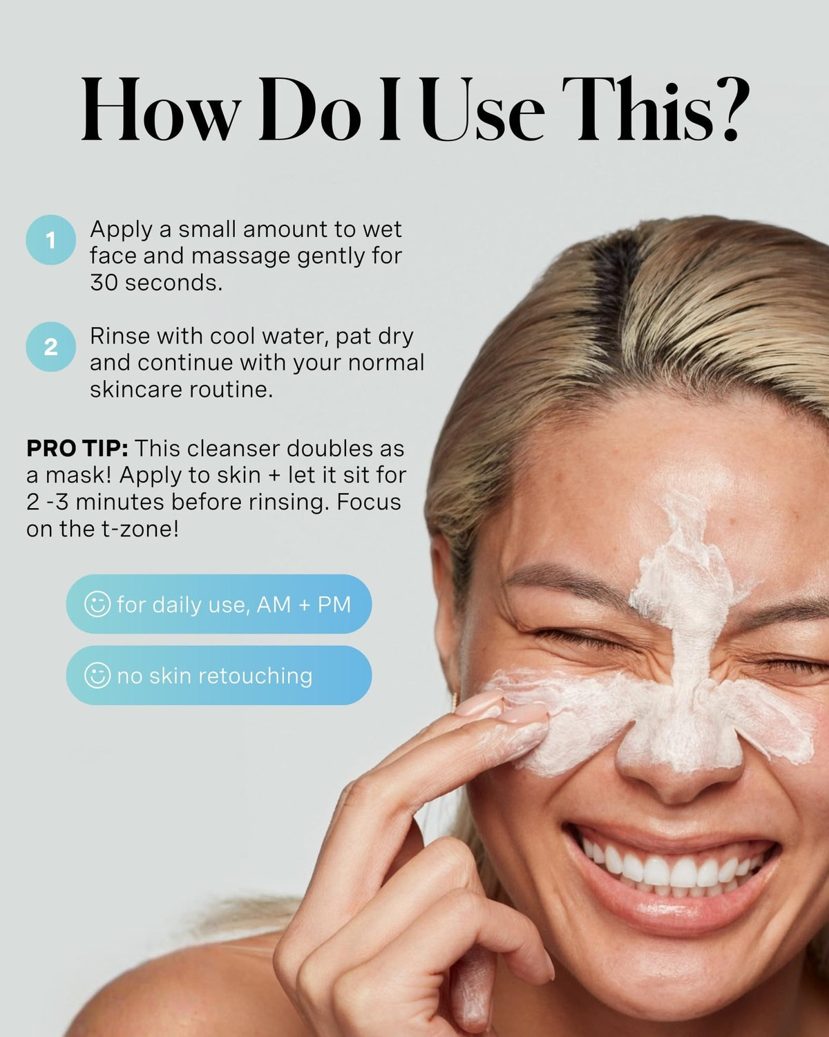 Kate Somerville EradiKate 3% Sulfur Cleanser application on skin