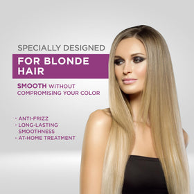 KATIVA applied to blonde hair