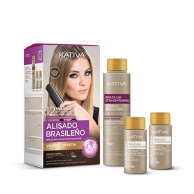 KATIVA Brazilian Keratin Hair Straightening kit front view