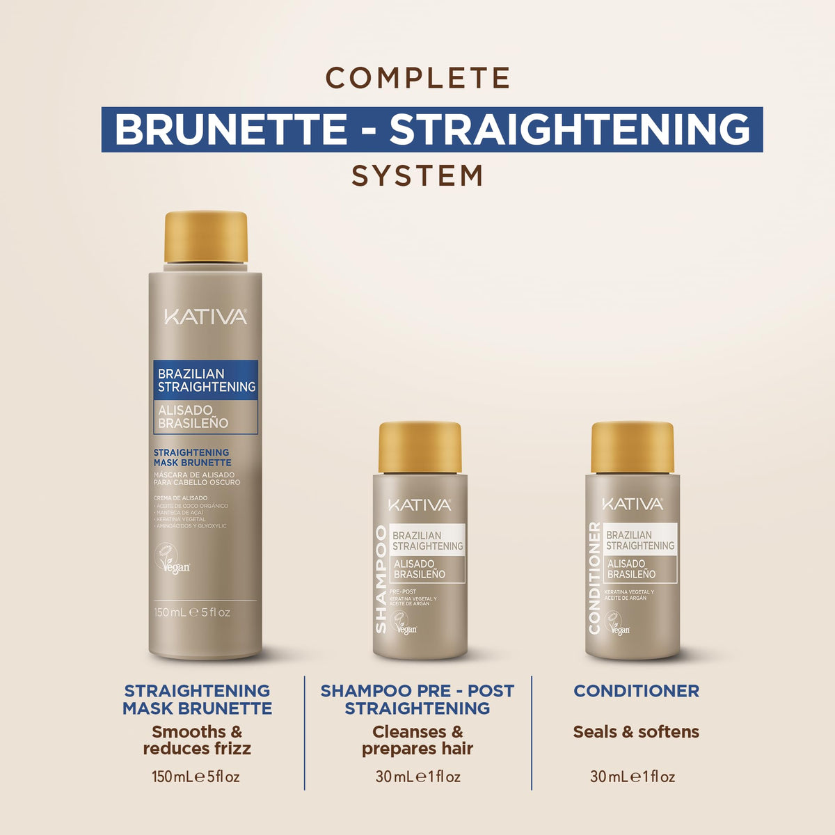 KATIVA Brazilian Keratin pre- shampoo bottle