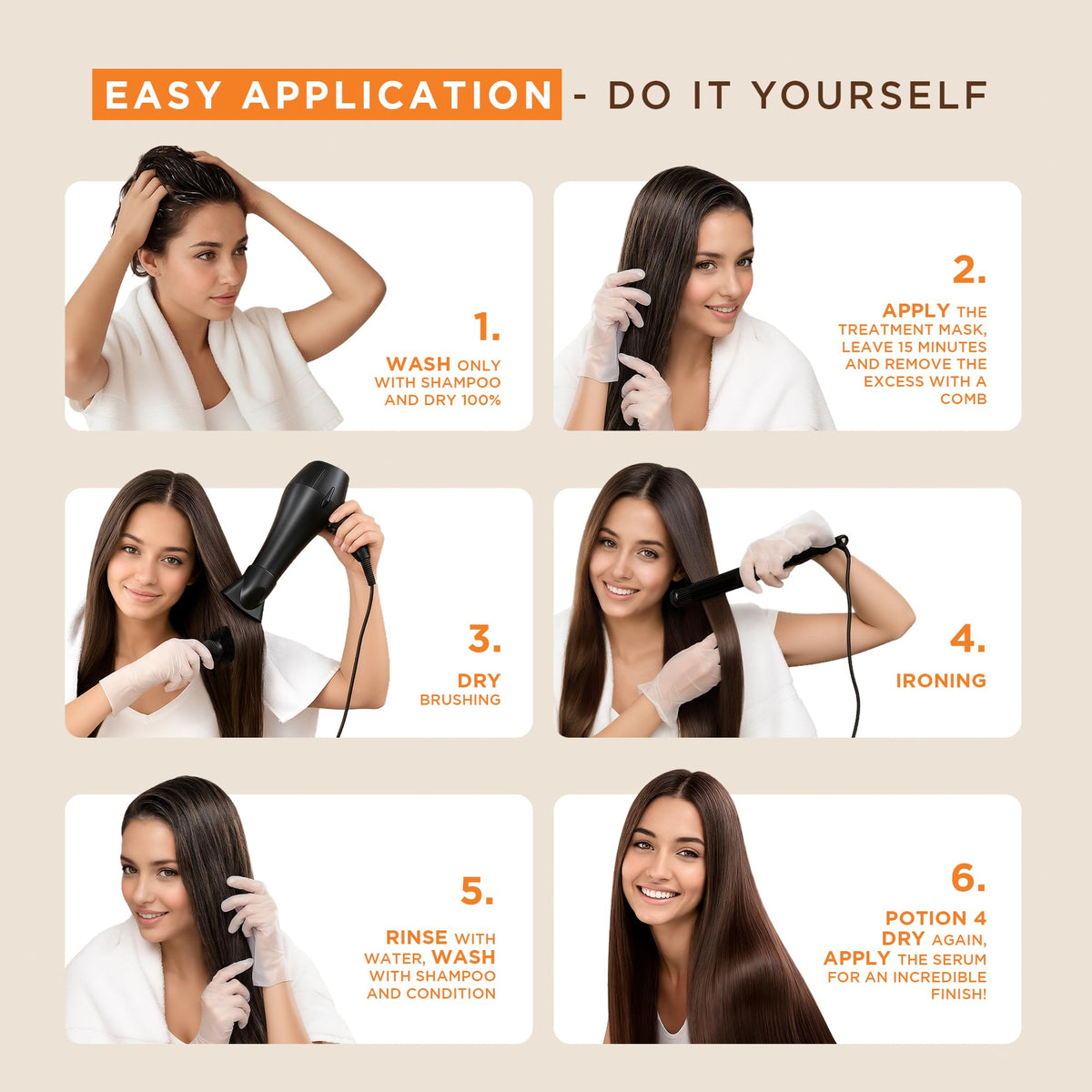 KATIVA clarifying shampoo bottle from the Brazilian Keratin kit