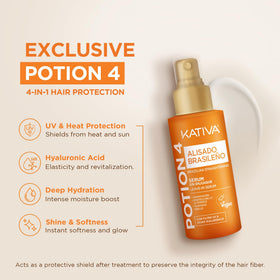 KATIVA conditioner tube from the Brazilian Keratin straightening kit