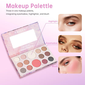 KAVCENT Lipgloss and Lipstick Palette close-up