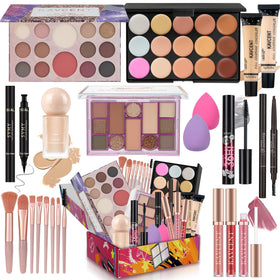 KAVCENT Makeup Kit for Teens full view with all products