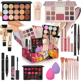 KAVCENT Makeup Kit for Women Teens with 14 colours and accessories