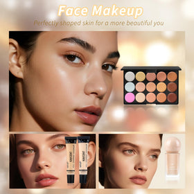 KAVCENT Makeup Kit foundation and concealer close-up