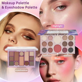KAVCENT Makeup Kit foundation and concealer tubes