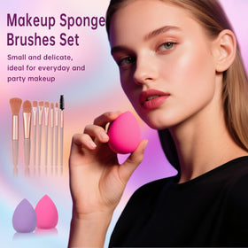 KAVCENT Makeup Kit in use on a model applying makeup