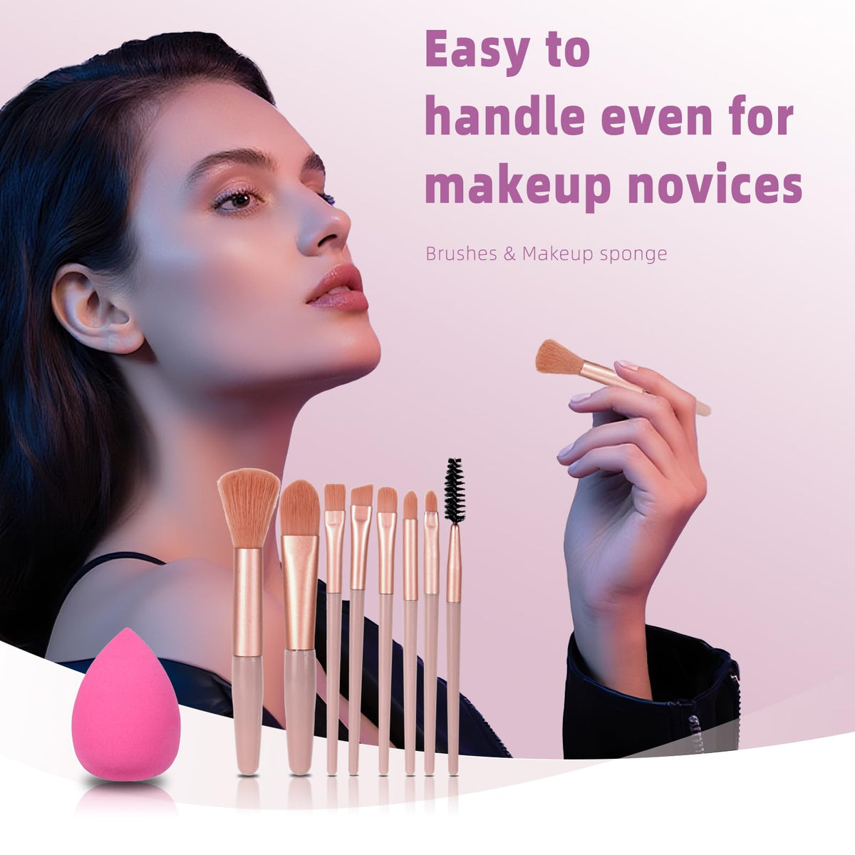 KAVCENT Makeup Kit with blush and highlighter