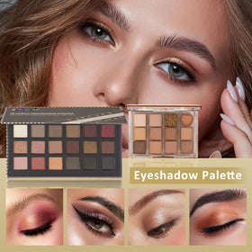 KAVCENT Makeup Kit with mascara and brow pencil