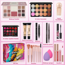 KAVCENT Makeup Palette showing vibrant 14 eyeshadow colours