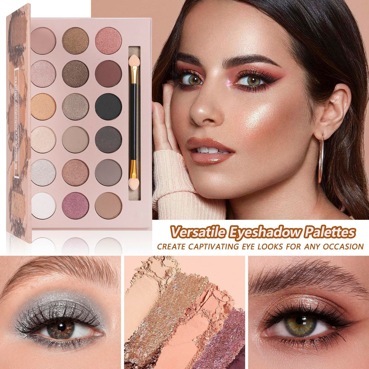 KAVCENT Makeup Set eyeshadow palette with vibrant colours
