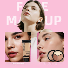 KAVCENT Makeup Set for Teens lip gloss and lipstick palette