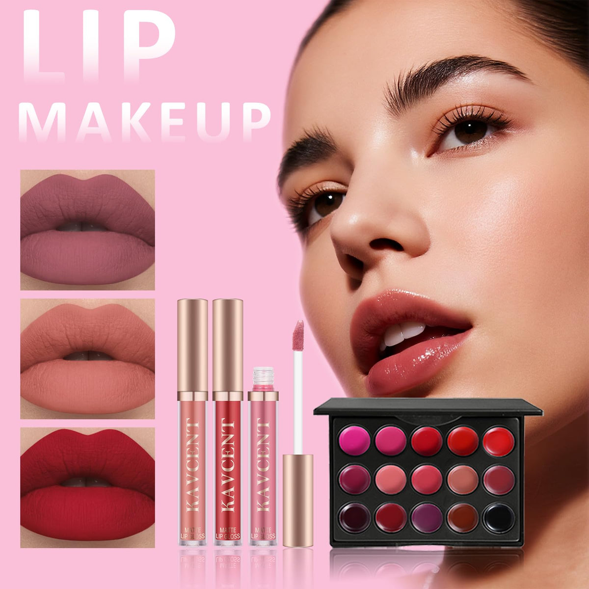 KAVCENT Makeup Set for Teens mascara and eyebrow pencil