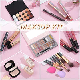KAVCENT makeup set packaging and contents display