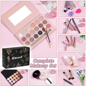 KAVCENT Makeup Set showcasing various makeup tools and shades