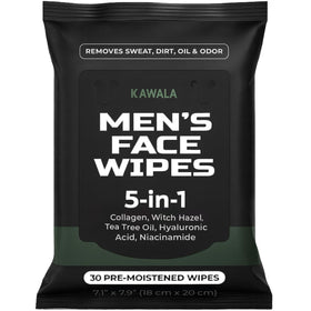 Kawala Face Wipes for Men pack front view