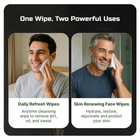 Kawala Face Wipes showing individual wipe texture