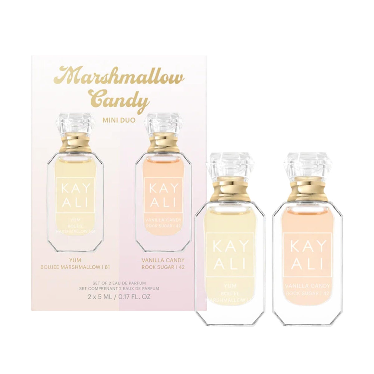 KAYALI Marshmallow Candy Mini Duo Eau de Parfum Set front view