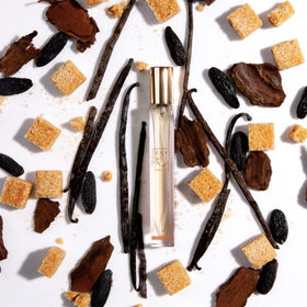 KAYALI Vanilla | 28 Travel Spray 10 mL bottle side view