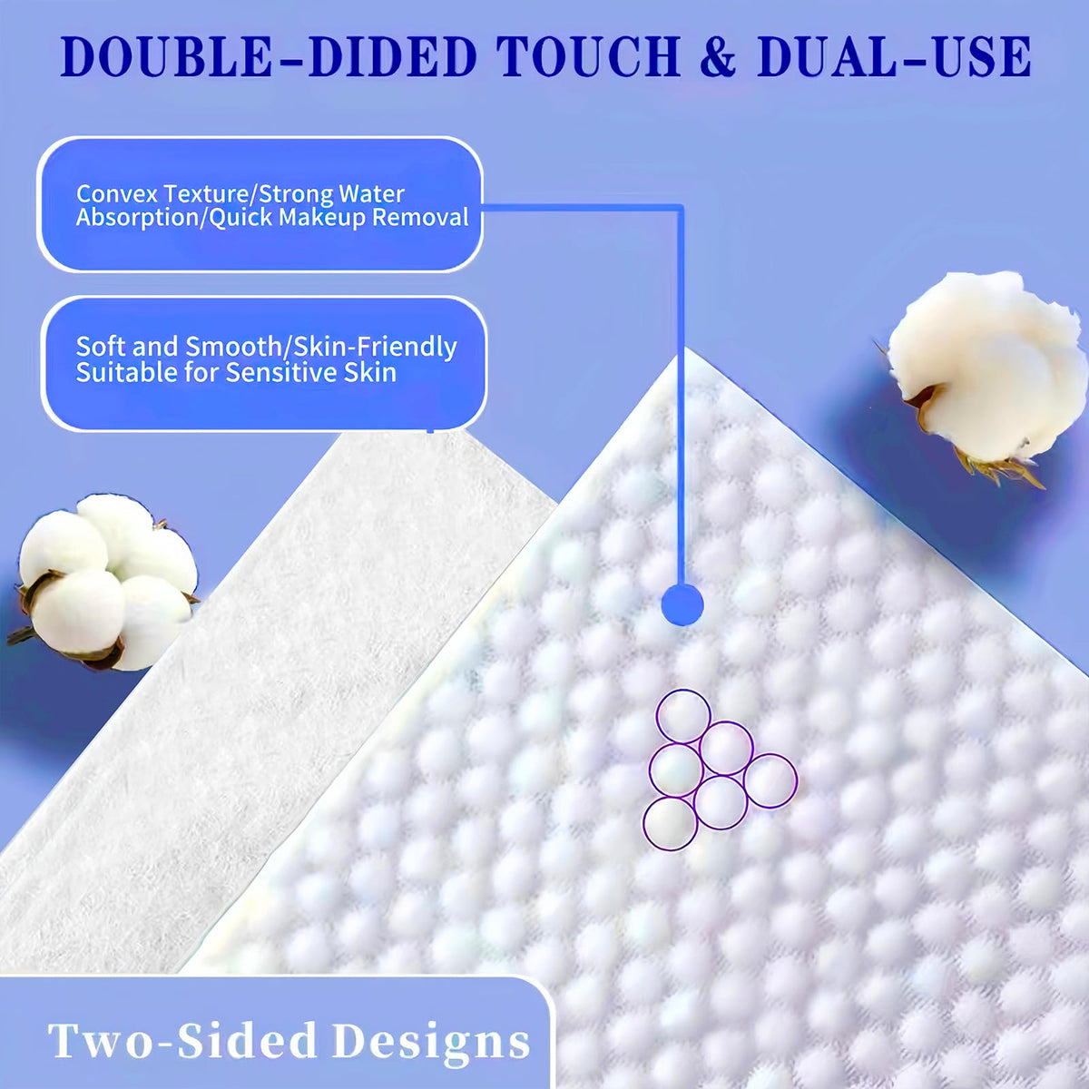 KeeiZoes Disposable Face Towels packaging with pop-up design