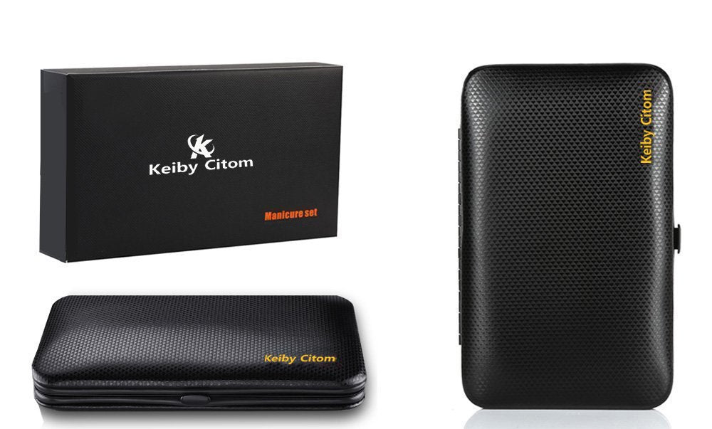 Keiby Citom grooming kit tools laid out on a surface