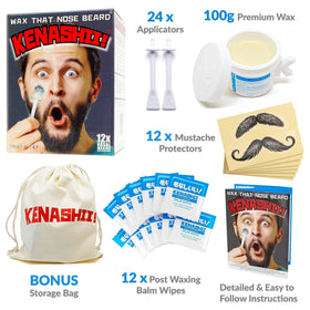 KENASHII Nose Wax Kit cotton storage bag