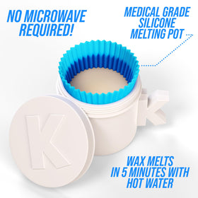 KENASHII Super Nose Waxing Kit contents laid out on a flat surface