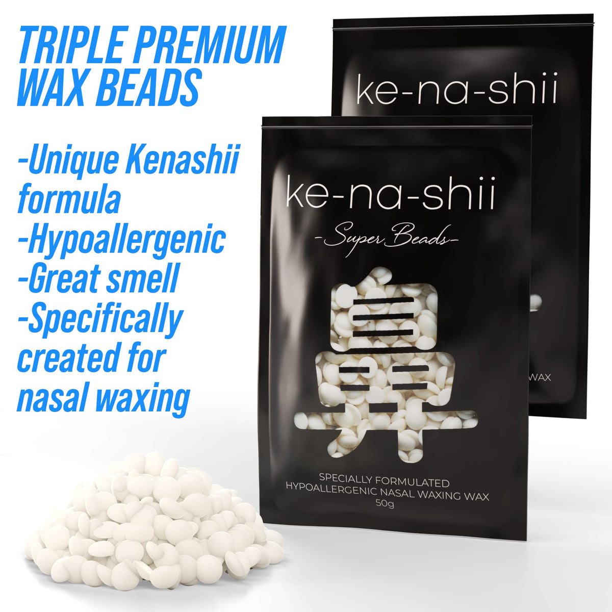 KENASHII Super Nose Waxing Kit with user-friendly instructions